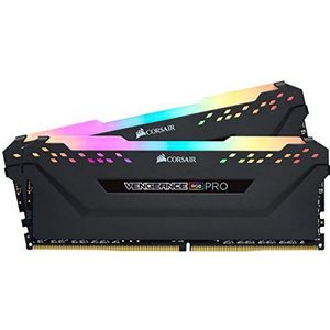 Corsair Vengeance Rgb Pro 32GB, 2 x 16GB, DDR4 3200Mhz, C16 xmp, Zwart