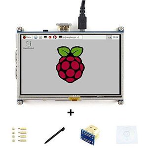 5 inch voor Raspberry pi HDMI LCD Display Module Resistive Touchscreen 800 * 480 Hoge Resolutie HDMI Interface voor Raspberry Pi Direct Verbinden