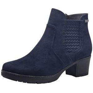 Jana Dames elegante enkellaarzen met hak Vegan Chelsea-laarzen, marineblauw, 40 EU, Donkerblauw, 40 EU