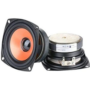 Luidsprekerschijf voor alle respect 3,5 inch 4 Ohm 20W Full Range luidsprekerdriver, pakket van 2 for doe-het-zelf thuisbioscoop, boekenplankmodel, 45 mm