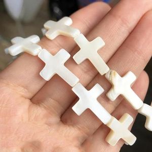 Natuurlijke witte zoetwater schelp kralen kralen hart ster ronde parelmoer losse kralen voor sieraden maken DIY armband-12x14mm