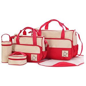 BigForest luiertas rugzak 5pcs/set Multifunction waterproof baby Diaper Bag Nappy Changing Pad Travel Mummy Bag Tote Handbag Set