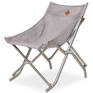 Draagbare Campingstoel Outdoor Draagbare Ultra Lichte Klapstoel Door Camping Stoel Stoelbelasting Oxford Aluminium Doek Vissen Stoel Regiestoel Visstoel(Grey)