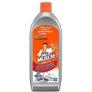 Mr Muscle Stahl-fix Roestvrijstalen reiniger, voor hoogglanzend roestvrij staal en chroom, met pareleffect, per stuk verpakt (1 x 200 ml)