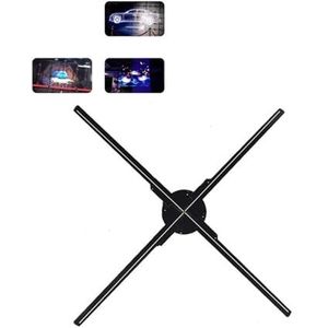 Hologram-ventilator, 3D Hologram Fan Reclame Projector – 224 LED's, Eenvoudige Bediening for Zwevende Kunst