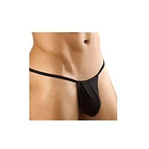 qudang Heren strings tanga mini slip mannen sexy ondergoed onderbroek slip prikkelend ondergoed erotische lingerie klassieke strings cadeau, zwart, L