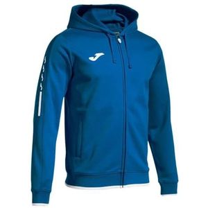 Joma - Heren sweatshirt - Olympiade - capuchon - ritssluiting, Koninklijk., XXL