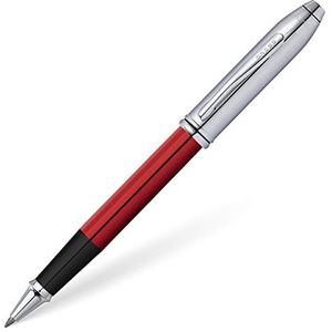 Cross Townsend Rollerball (Limited Edition, incl. luxe geschenkdoos) rood-chroom