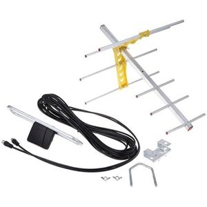 Buitenantenne 100 Mijl Versterkte 8 Yagi-antenne HD TV 10 DB Lange Afstand UHF/VHF/FM HDTV Bredere dekking