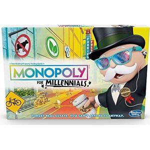 Hasbro e4989 gaming monopoly for millennials bordspel