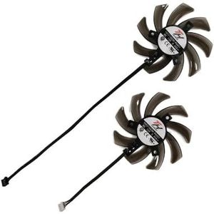 GPU-koeler, grafische kaartventilator 2 stuks/set TH9210S2H-PAA01 FDC10H12S9-C voor Palit RTX 2060 SUPER Dual voor GTX 1660