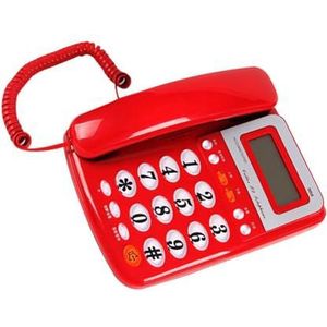 PLCPDM D016 Corded Telefoon Voor Thuis Of Hotel Bureau Telefoon Vaste Telefoon Met Clear Grote Toetsenbord Knoppen Gemakkelijk te gebruiken