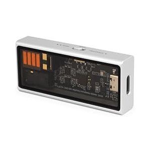 Questyle - M15C - Draagbare USB DAC Hoofdtelefoon Versterker met Dual-Jack, Draagbare Hoofdtelefoon Versterker - Apple MFi-gecertificeerd, Hi-Res DAC - Geluidsarm, voor iOS/Android/PC