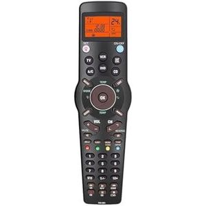 1 multifunctionele 6-in-1 afstandsbediening for leren, geschikt for tv/settopbox/airconditioning/cd/dvd/audio RM-991