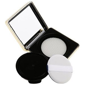 Vierkante Lege Luxe Draagbare Luchtkussen Puff Box BB Cream Container Case Zwart