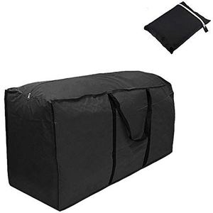 chinejaper Opbergtas voor tuinkussens, kerstbomen, bekleding kussens, beschermhoes, draagtas met handgreep, waterdicht, UV-bestendig, 116 x 47 x 51 cm