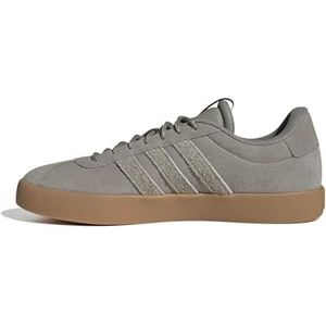 adidas VL Court Sneakers voor heren, Zilver Pebble Silver Pebble Gold Metallic, 43 1/3 EU