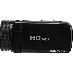 Vlogcamera, Bewegingsdetectie 0,45X Groothoeklens 2,4 Inch Klapscherm 110-240V Lusopname 1080P Videocamera voor Campusopnamen (EU-stekker)