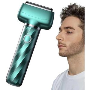 Elektrische scheerapparaten voor mannen - Elektrische trimmer | Nat en droog gebruik, draadloos elektrisch scheerapparaat, oplaadbare scheerapparaten voor mannen, cadeau voor mannen Aokley