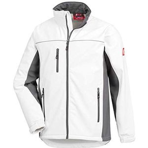 Nitras Motion Tex Light 7153 Softshell jas - winddicht jack voor op het werk - wit - XL