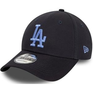 New Era 9Forty Strapback Cap - Los Angeles Dodgers Navy, Donkerblauw, Eén maat