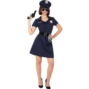 Funidelia | Politie kostuum voor vrouwen Politieman, Politieagent, FBI, Beroepen - Kostuum voor Volwassenen Accessoire verkleedkleding en rekwisieten voor Halloween, carnaval & feesten - Maat XL