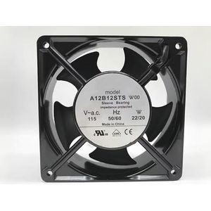 Costech A12B12STS W00 12CM 115V Fan - 22/20W Low Noise for Efficient