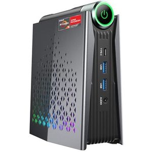 ACEMAGICIAN - Ryzen 9 6900HX - Mini PC - RGB - 32 GB DDR5, 1024 GB SSD, AMD Radeon RX 680M