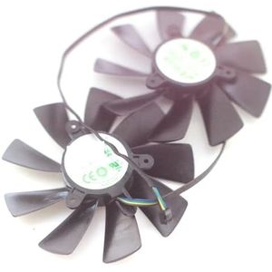 2 stuks GAA8S2U 12V 0,45A 100mm voor ZOTAC RTX2080 RTX2080S RTX2080ti AMP grafische kaart koelventilator(GAA8S2U-Pair)