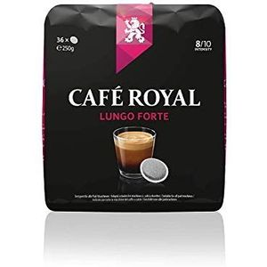 Cafe Royal Lungo Forte 360 compatibele koffiepads voor Senseo (R), intensiteit 8/10, set van 10 (10 x 36 koffiepads), 701416