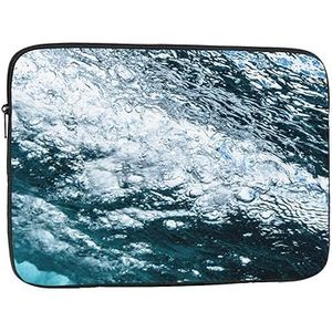 Oceaan Water Laptop Sleeve voor Vrouwen Slanke Laptop Case Cover Shockproof Beschermende Laptop Case Lichtgewicht Laptop Case Laptop Cover 13 Inch