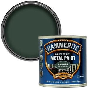 Hammerite Direct naar roest metalen verf - gladde wilde tijm afwerking 250ML
