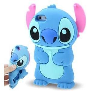 Zima beschermhoes gemaakt van siliconen voor iPhone 7 (4,7 inch) - Lilo & Stitch - Blauw