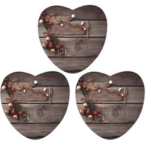 Auto luchtverfrissers 3 stuks hangende geurkaarten kerst oude houten plank auto aromatherapie tabletten grappige geur opknoping plak achteruitkijkspiegel hanger voor auto interieur decor slaapkamer