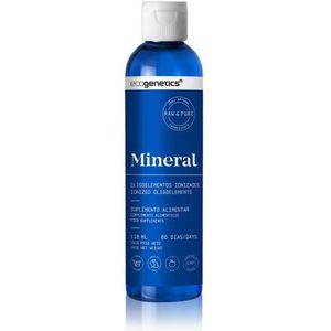 Mineraal Ecogenetics - ZEE WATER - Maximale Hydratatie - 72 Ionische Mineralen van Natuurlijke Herkomst - 118 ml