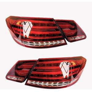 Auto Koplamp Lens Voor Benz Voor E-Klasse Voor Coupe Voor W207 2010-17 LED Koplampen Achterlicht Achterlichten Auto Accessoires(2pcs B,2014-2017)