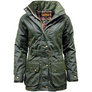 Game Cantrell Padded Antique Waxed Jacket - T_69D Cantrell Wax Jkt Olive XL