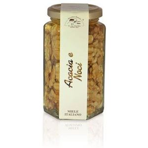 Apicoltura Cazzola - Honing met noten - Pot van 320 g