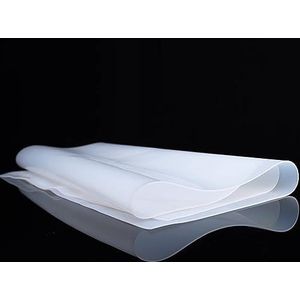 Siliconenrubberplaat, Siliconenrubberplaat Wit 500x500mm Dikte 0,5mm-10mm(500 * 500 * 10mm)