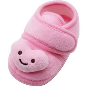 Kerst Schoenen Meisjes schoenen, katoenen wandelaar, peuters, meisjes, kinderen, strik, zachte bodem, antislip Kerst Elf Schoenen (Color : P, Size : 0-6 Months)