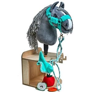 KHT ARIA SHOP Hobby Horse paardenstal / standaard voor een stokpaard | Hobby paardenaccessoires (levering zonder paard)