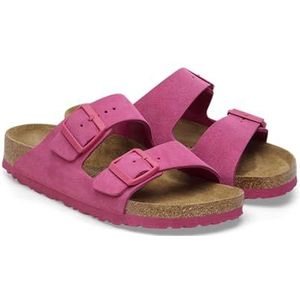 Birkenstock Arizona 51833 Sandalen voor volwassenen, uniseks, fuchsia tulp, 36 EU Stretta