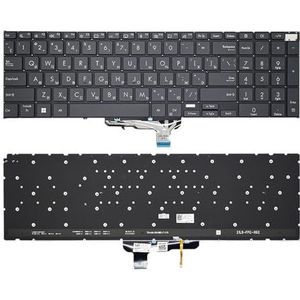 Russisch toetsenbord voor Zenbook voor UM6702RC Pro 17 UM6702 UM6702R UM6702RA(RU Grey Org Backlit)