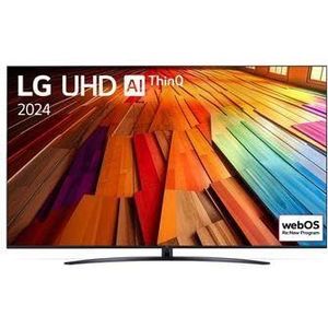 LG 86UT81 LED-tv, 217 cm, 4K, UHD, Smart-TV, 2024, zwart en blauw