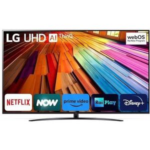 LG 86UT81 LED-tv, 217 cm, 4K, UHD, Smart-TV, 2024, zwart en blauw
