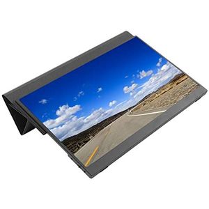 17,3-inch Draagbare Touchscreenmonitor, Draagbare Type C-eindversterker Hoog Dynamisch Bereik 1080P Full HD voor Computer (EU-stekker)