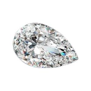 Losse edelstenen Moissanite steen 0,35 ct tot 6 ct peervorm diamant D kleur VVS1 losse kralen voor vrouwen luxe ring sieraden maken-D-7mm-11mm 3ct