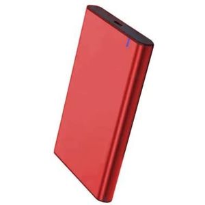 EGEN Hdd Externe Harde Schijf 2tb/500GB/320GB/80gb, Usb3.0 Metalen Draagbare Opslag Back-up, Geschikt voor PC Desktop, Macbook, Laptop, Ps4, Xbox, Smart Tv (2 TB, rood)