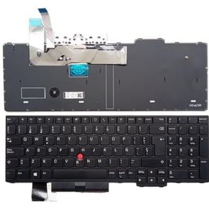 US Russisch Spaans Arabisch Brazilië Laptop Verlicht Toetsenbord Voor Lenovo voor Thinkpad P15 P15V P17 T15P L15 Gen1 5N21D93876 5N21D93720(SP NoBacklit Point)