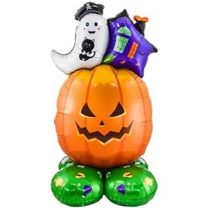 Gigantische staande Halloween-pompoen Ghost-folieballonnen Heks Halloween-feestdecoratie-Pompoen-Anders